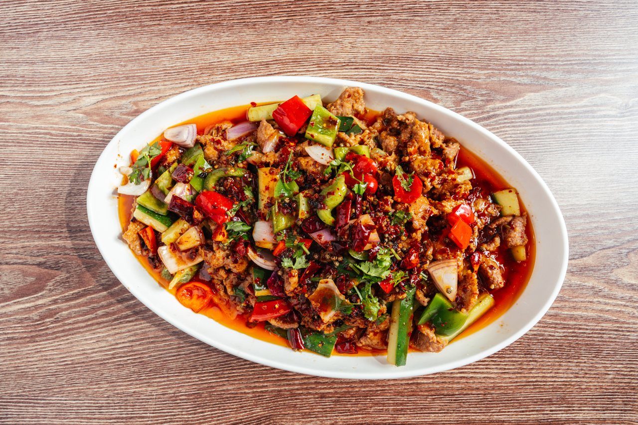 Spicy Minced Chicken