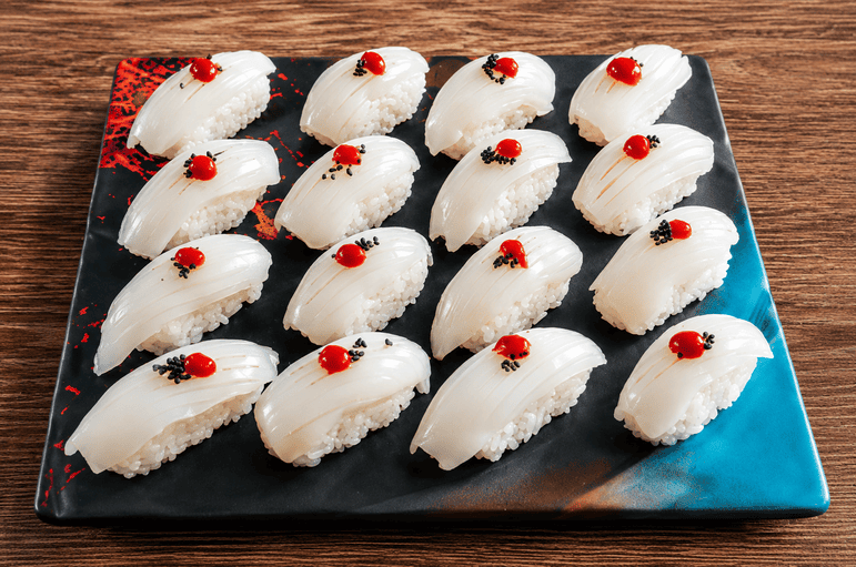 Squid Nigiri Elegance
