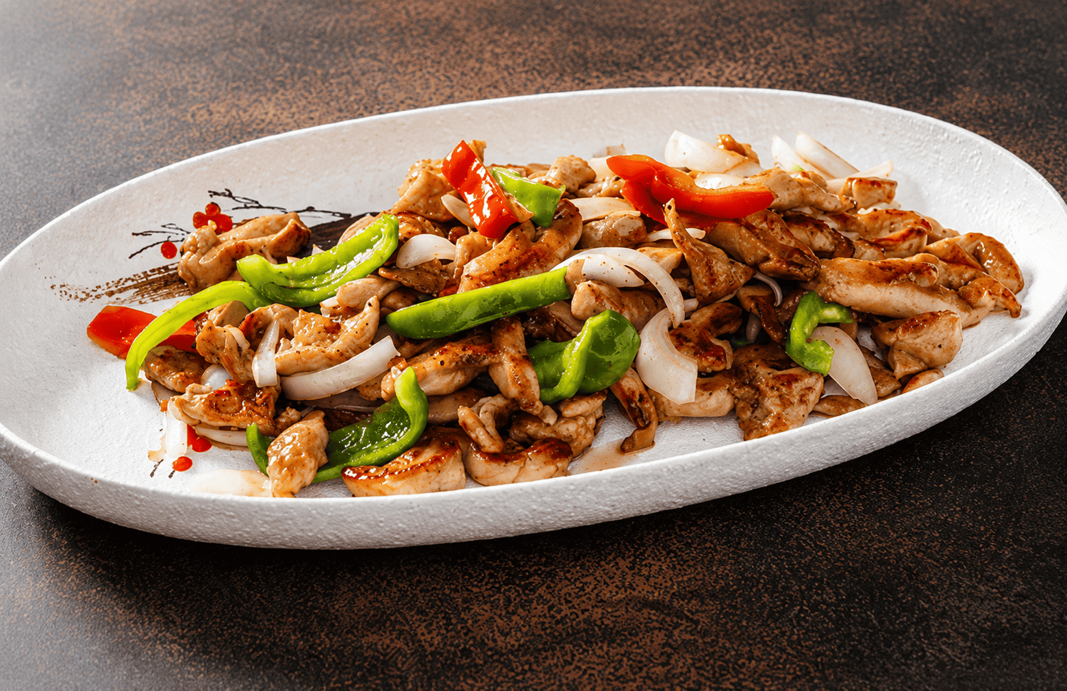 Stir-Fried Chicken with Bell Peppers